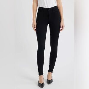 Frame Black Le High Skinny Jeans